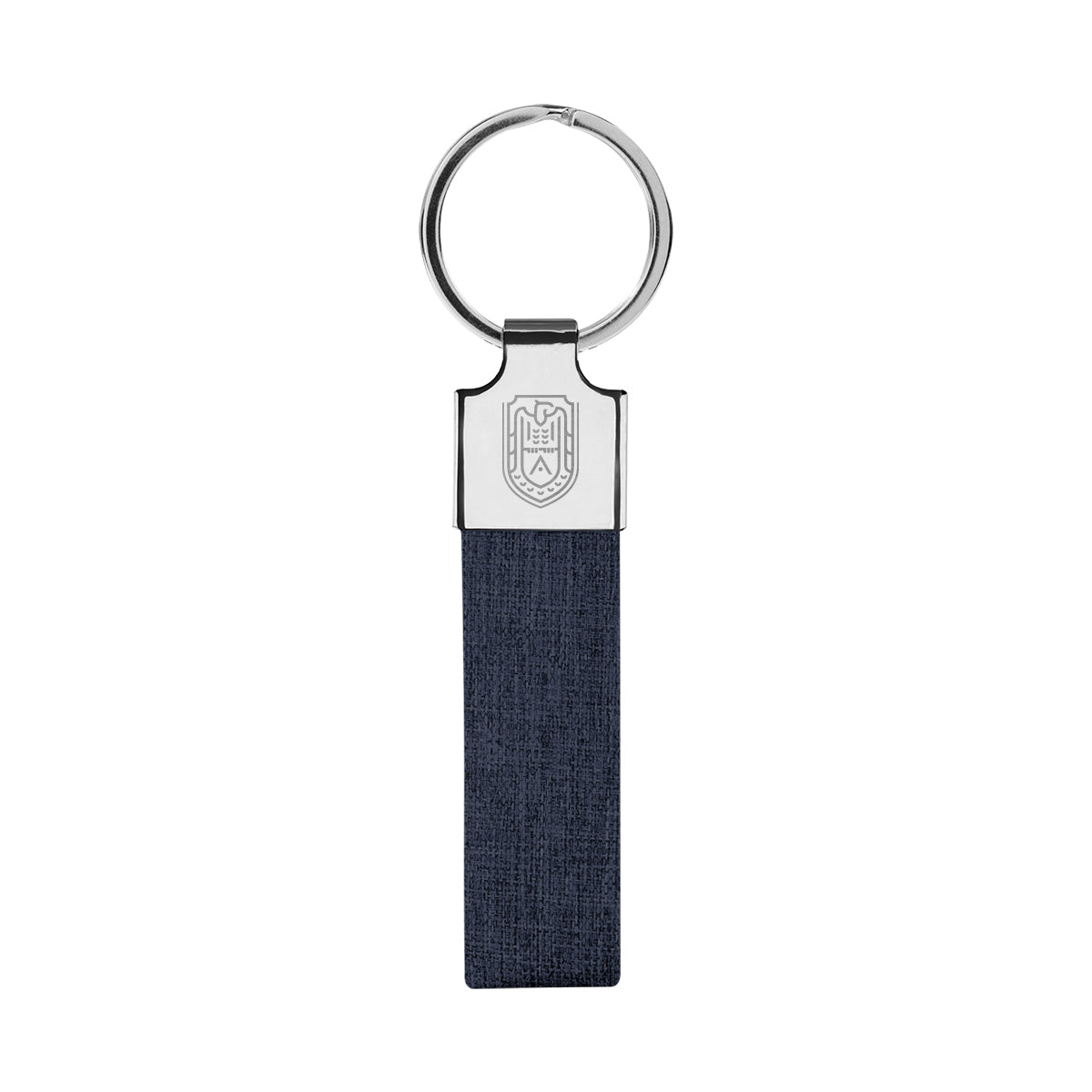 Smith Key Tag in Recycled PET - Navy - Laser Engraving