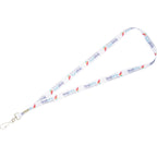Smooth Finish Lanyard with Swivel Hook, 3/4 Inch Wide Sublimation - Sublimation - Front