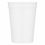 Smooth-Sided Plastic Stadium Cup, 16 oz - Frost - Straight