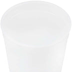 Smooth-Sided Plastic Stadium Cup, 16 oz - Frost - Top