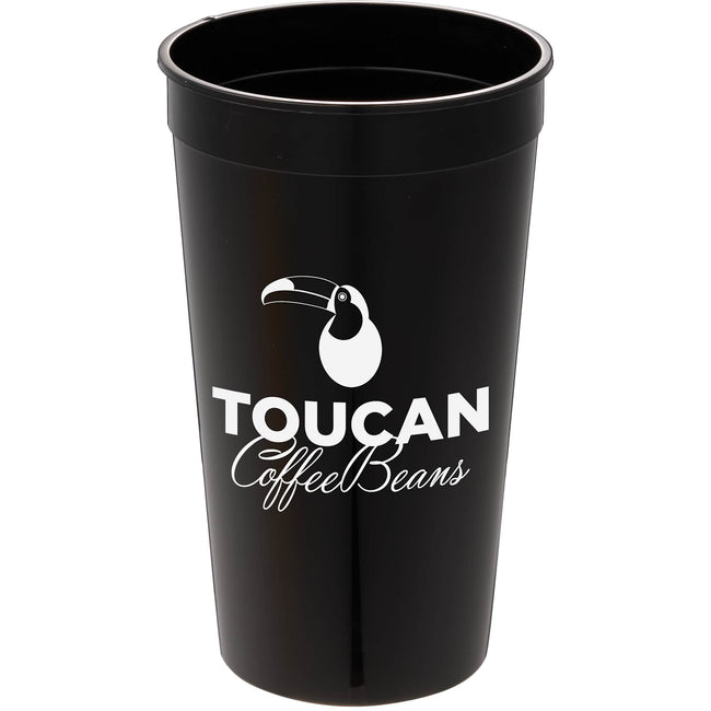 Smooth-Sided Plastic Stadium Cup, 32 oz
