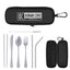 Snack and Pack Utensil Set - Black - Silk Screen