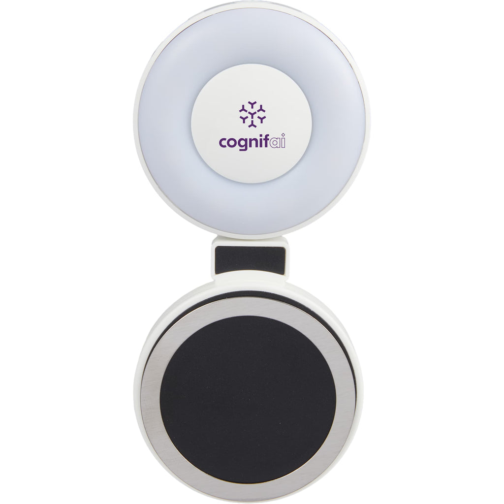 SnapLight Magnetic Selfie Light with 360 Rotation - White - Front