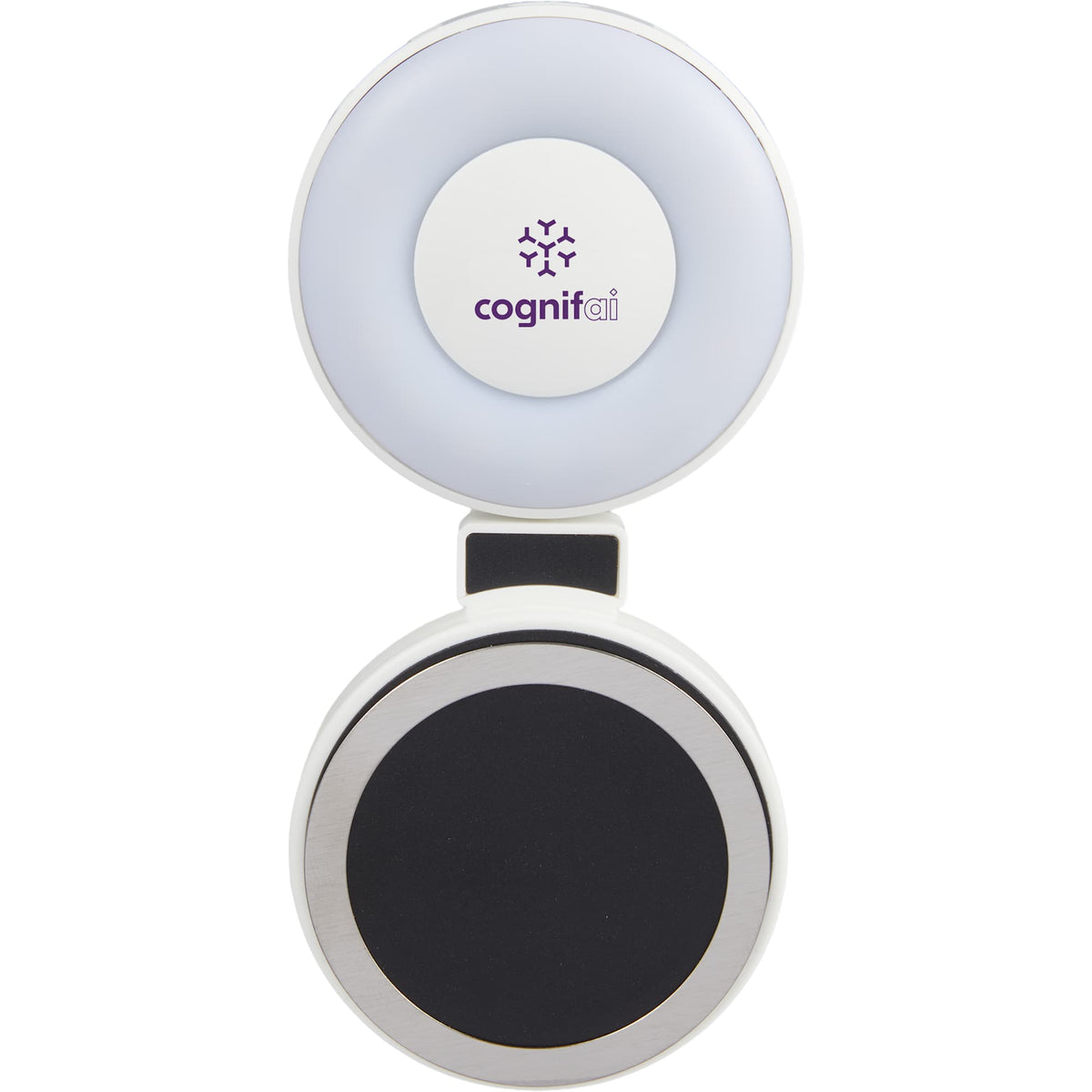 SnapLight Magnetic Selfie Light with 360 Rotation - White - Front