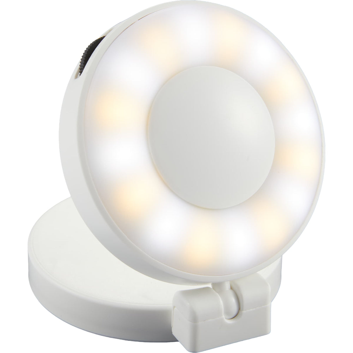 SnapLight Magnetic Selfie Light with 360 Rotation - White - Right Angle 2
