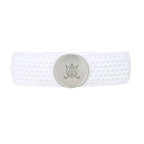 SNAPS Magnetic Hat Clip for Golf Ball Markers Laser Engraving - White - Front