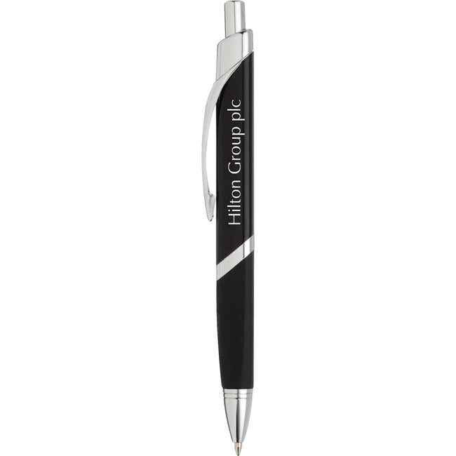 SoBe Triangular Ballpoint Pen with Chrome Trim