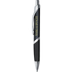 SoBe Triangular Ballpoint Pen with Chrome Trim - Black - Photo 2