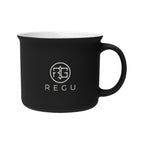 Soft Touch Campfire Mug, 15 oz Laser Engraving - Black - Laser