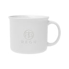 Soft Touch Campfire Mug, 15 oz Laser Engraving - White - Laser