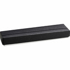 SoHo Rollerball Pen with Rubberized Finish Laser Engraving - Black - Photo