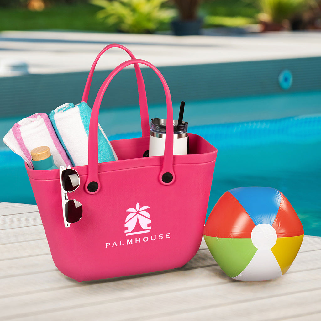 Sol Mate Carry Tote - Pink - Lifestyle_Silkscreen