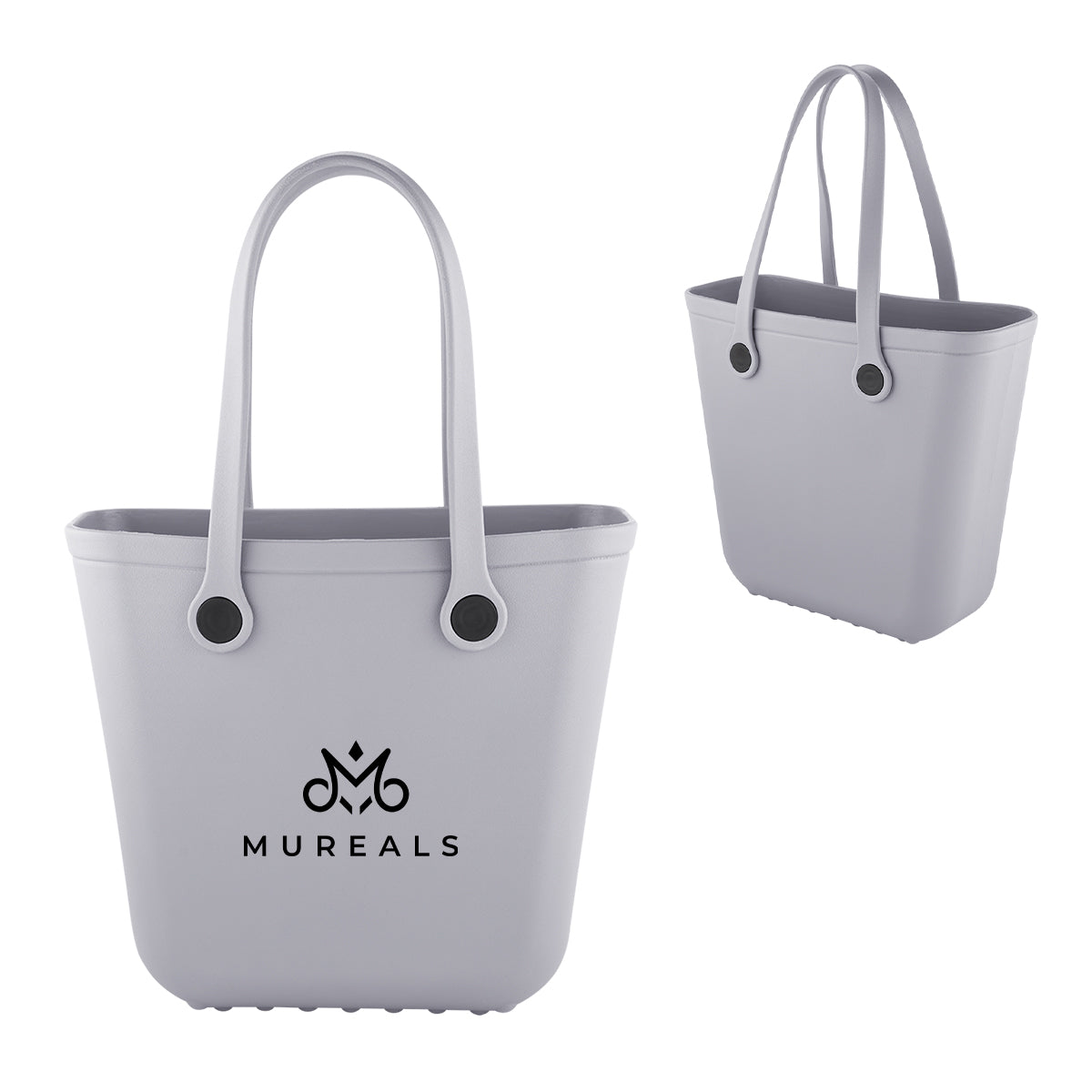 Sol Mate Tote Bag, Medium - Gray - Silk Screen