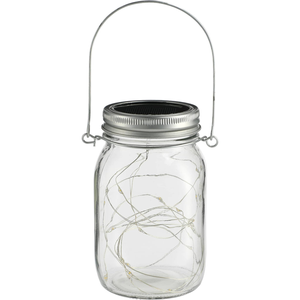 Solar Mason Jar Light - Clear - Back