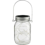 Solar Mason Jar Light - Clear - Back
