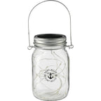 Solar Mason Jar Light - Clear - Front