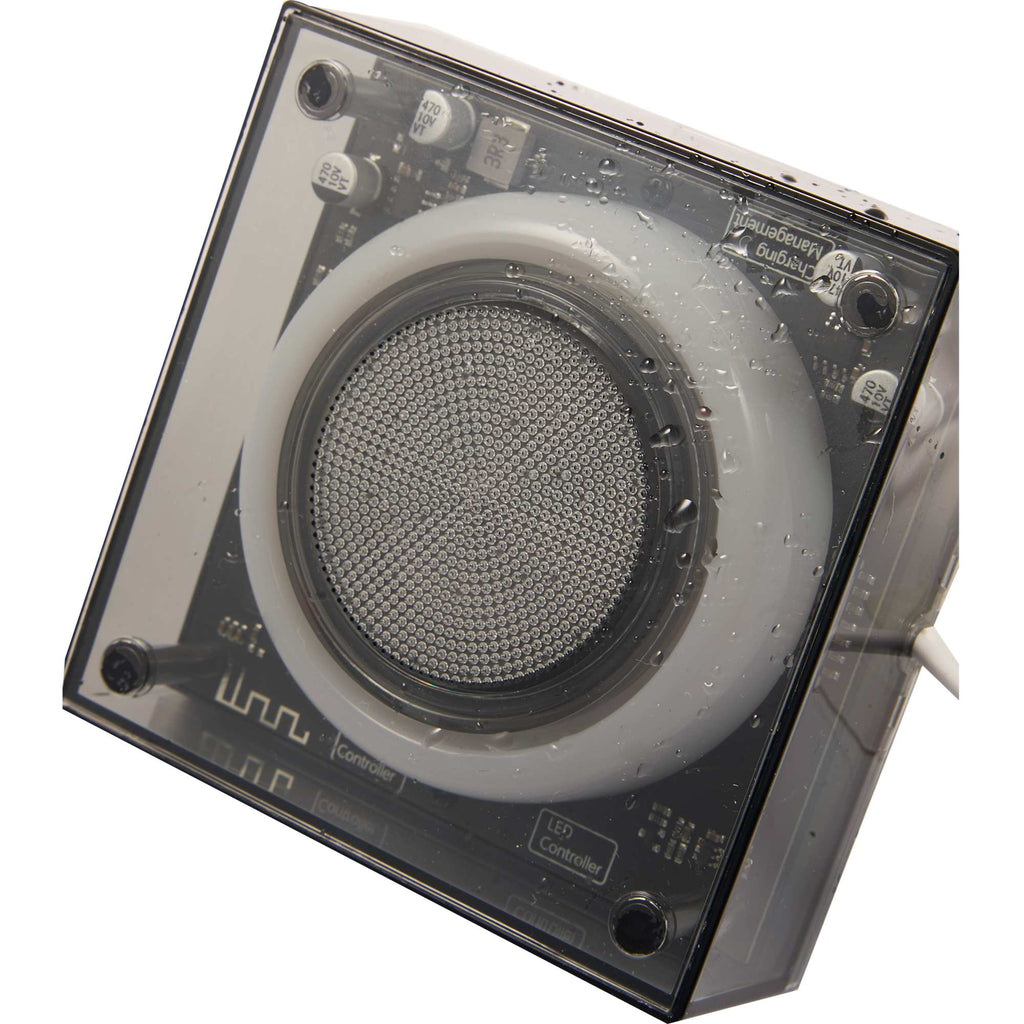 Solekick Clear Speaker with LED Party Light Full Color - Clear - Drops