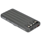 Solekick Magnetic Wireless Power Bank, 10,000 mAh 15W Full Color - Dark Gray - Back 2