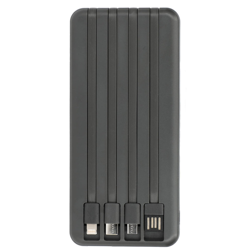 Solekick Magnetic Wireless Power Bank, 10,000 mAh 15W Full Color - Dark Gray - Back