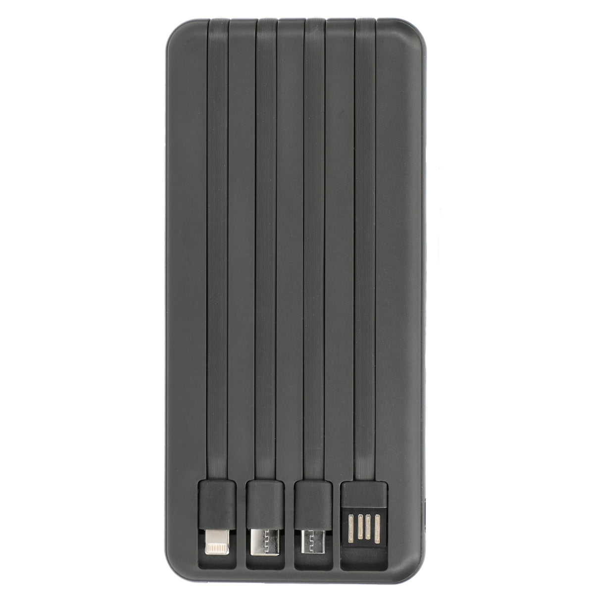 Solekick Magnetic Wireless Power Bank, 10,000 mAh 15W Full Color - Dark Gray - Back