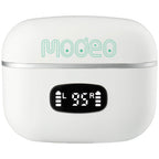 Solekick Wireless Earbuds with LED Battery Display - White - Front 2