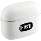 Solekick Wireless Earbuds with LED Battery Display - White - Right Angle 6