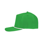 Solid Rope Cap, Stroke Play - White - Side