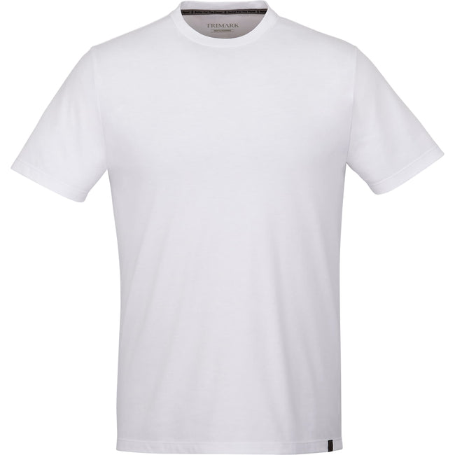 Somoto Eco Crew Neck Tee in Recycled Poly Cotton for Men Embroidery