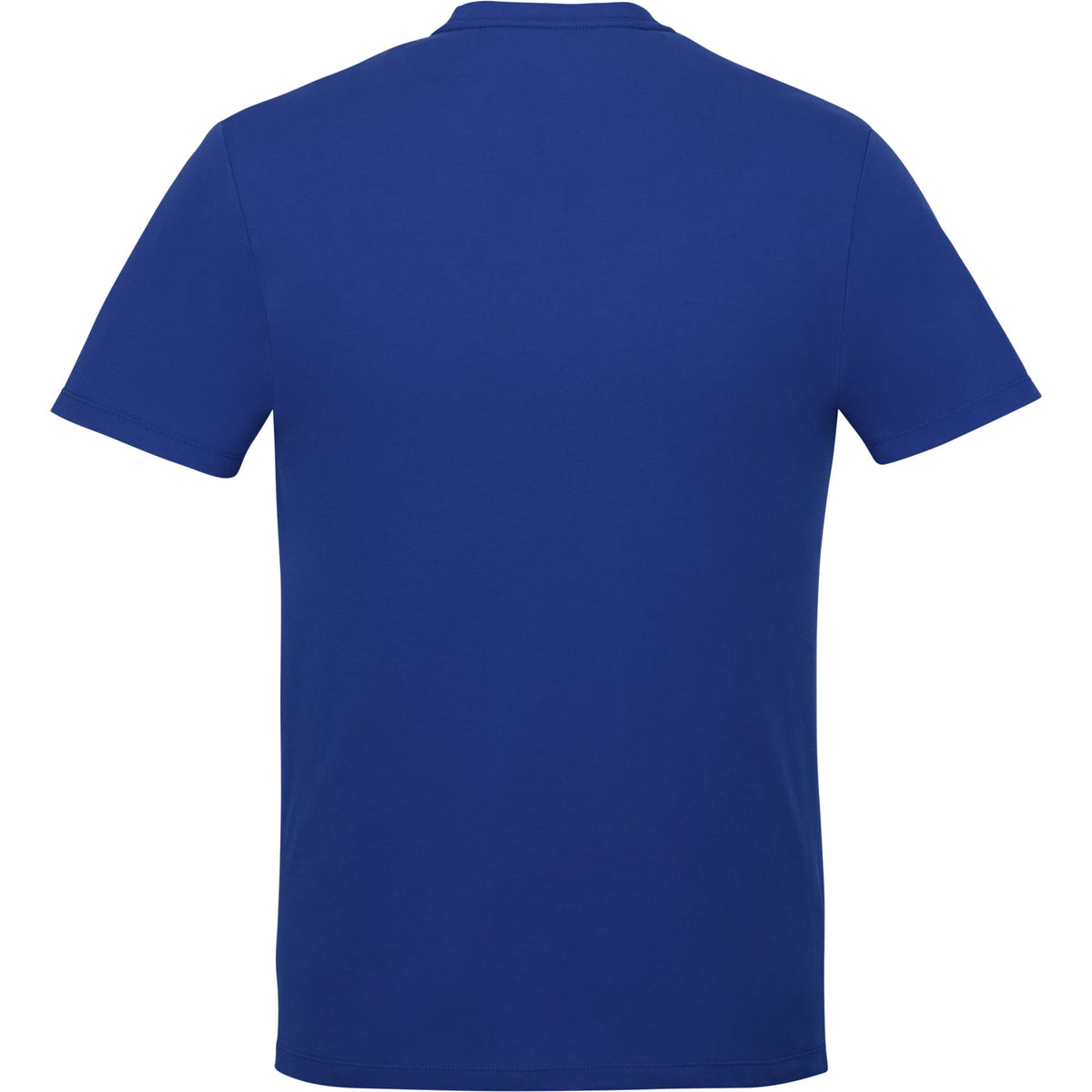 Somoto Eco Crew Neck Tee in Recycled Poly Cotton for Men Transfer - New Royal - Back