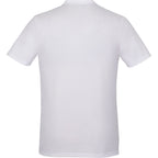 Somoto Eco Crew Neck Tee in Recycled Poly Cotton for Men Transfer - White - Back