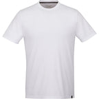 Somoto Eco Crew Neck Tee in Recycled Poly Cotton for Men Transfer - White - Front