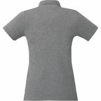 Somoto Eco Johnny Collar Polo for Women Sublimation - Heather Charcoal - Back
