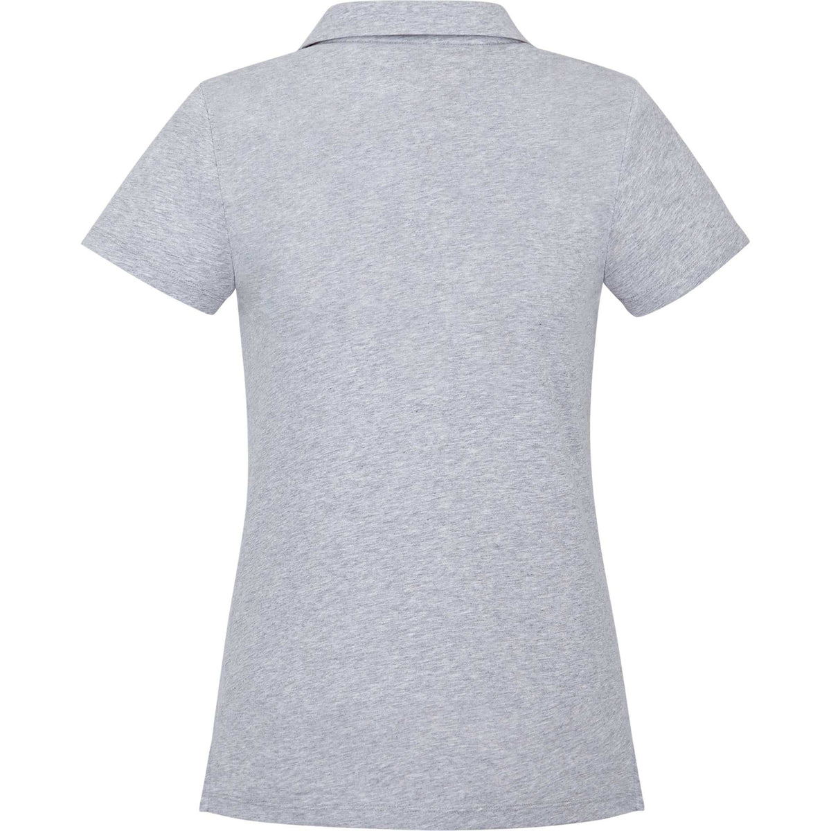 Somoto Eco Johnny Collar Polo for Women Sublimation - Heather Grey - Back