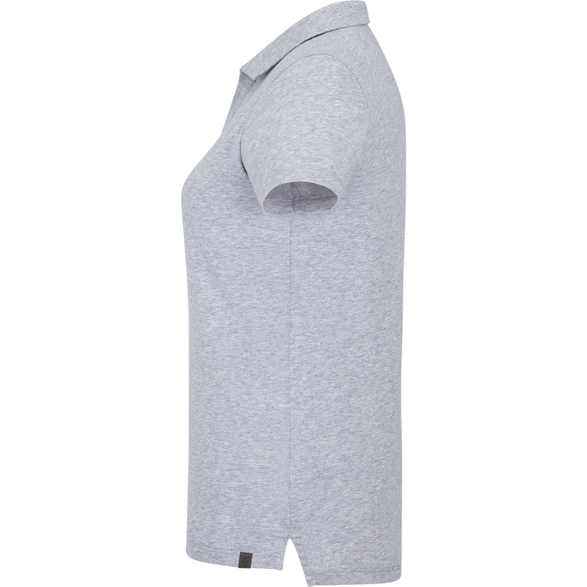 Somoto Eco Johnny Collar Polo for Women Sublimation - Heather Grey - Left Side