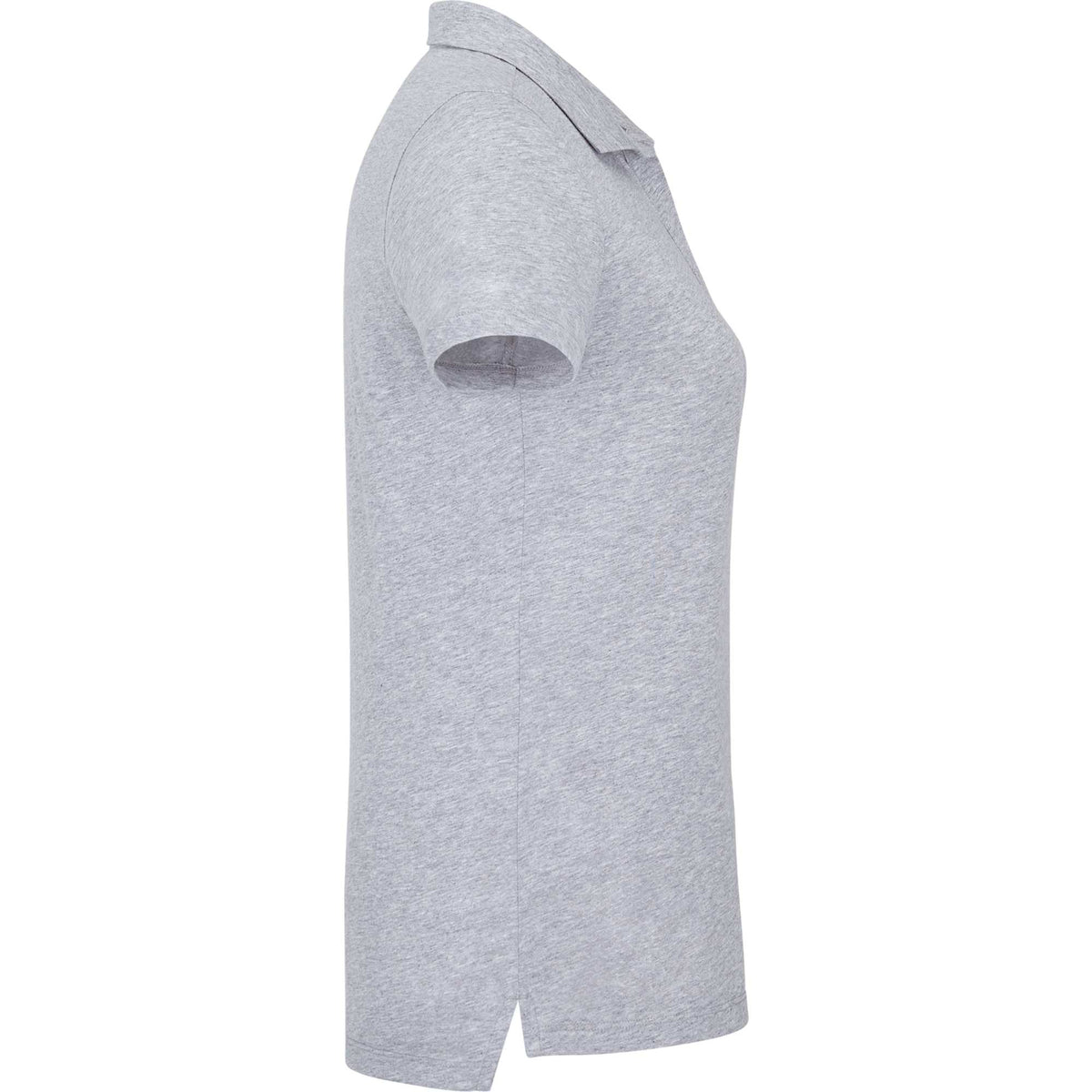 Somoto Eco Johnny Collar Polo for Women Sublimation - Heather Grey - Right Side