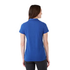 Somoto Eco Johnny Collar Polo for Women Sublimation - New Royal - Back On Model