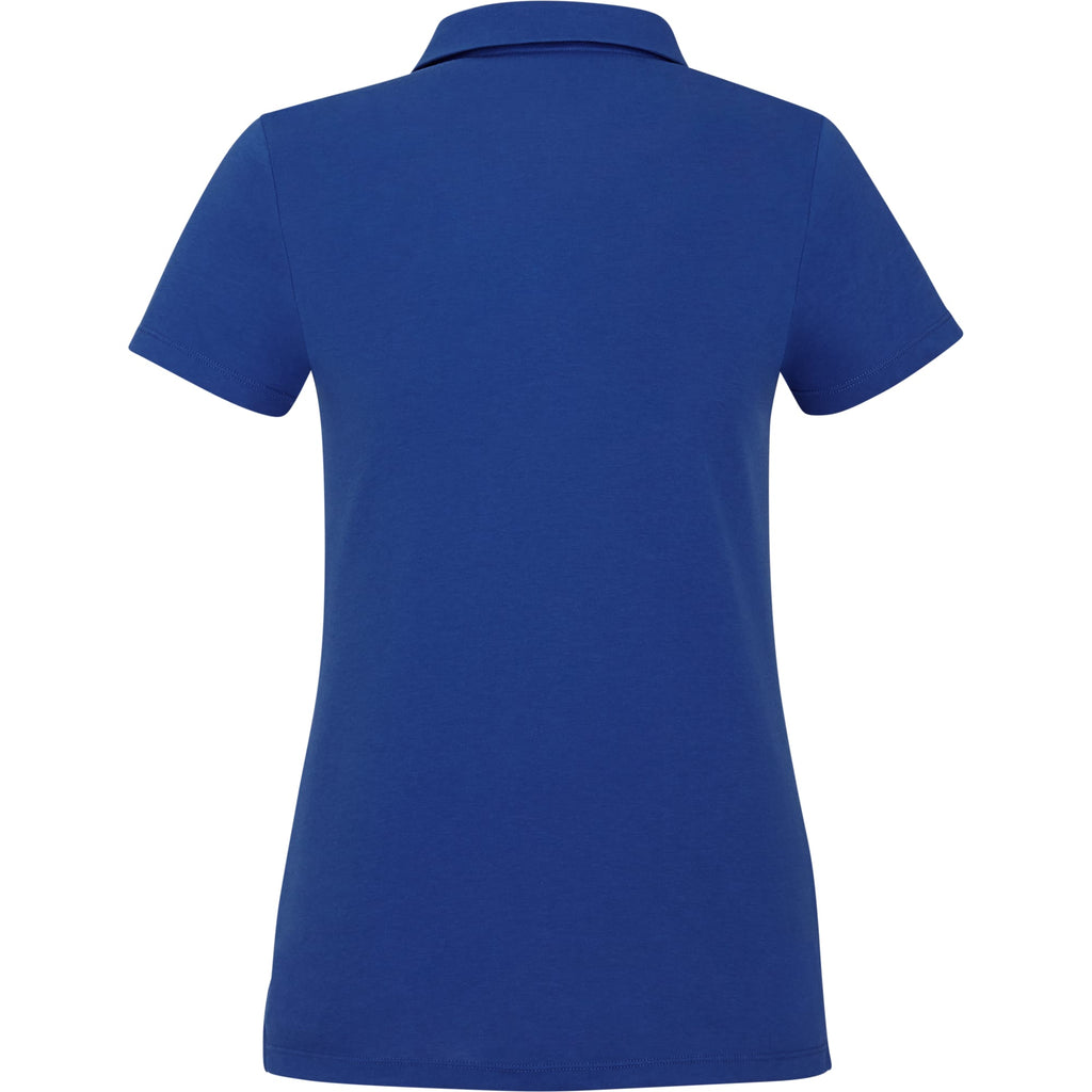 Somoto Eco Johnny Collar Polo for Women Sublimation - New Royal - Back