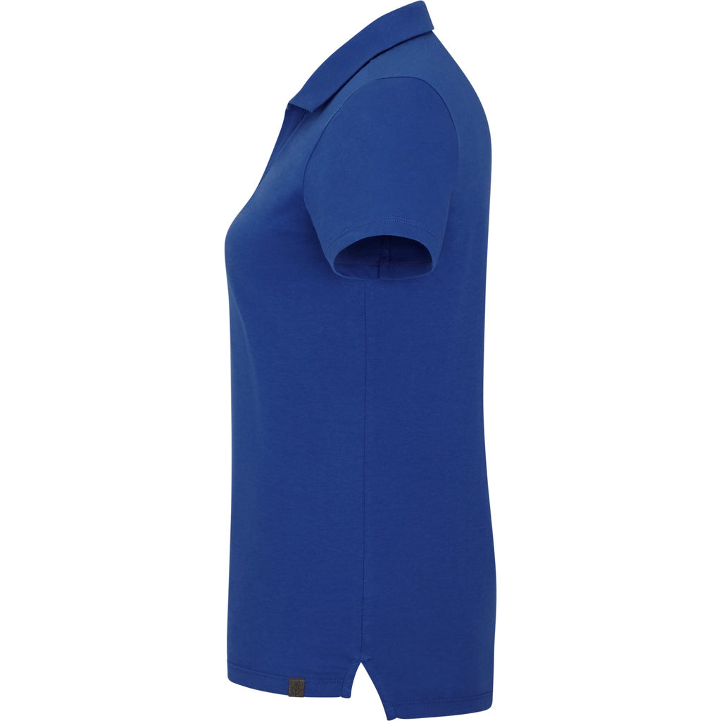 Somoto Eco Johnny Collar Polo for Women Sublimation - New Royal - Left Side