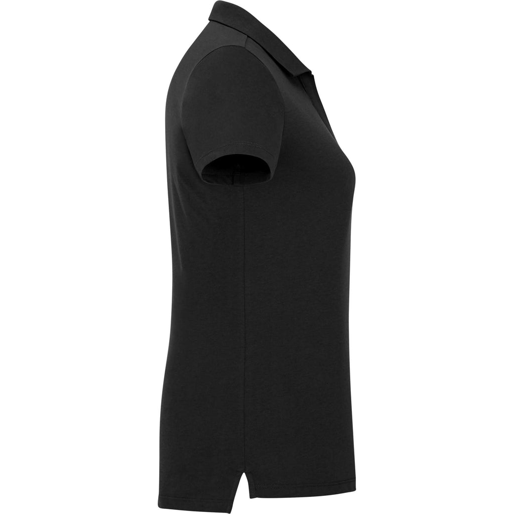 Somoto Eco Johnny Collar Polo for Women Transfer - Black - Right Side