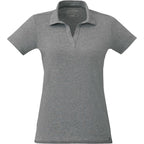 Somoto Eco Johnny Collar Polo for Women Transfer - Heather Charcoal - Front