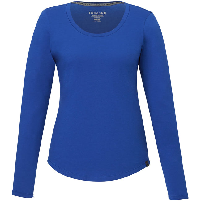 Somoto Eco Long Sleeve Tee in Recycled Poly Cotton for Women Transfer