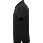 Somoto Eco Recycled Jersey Polo for Men Embroidery - Black - Left Side