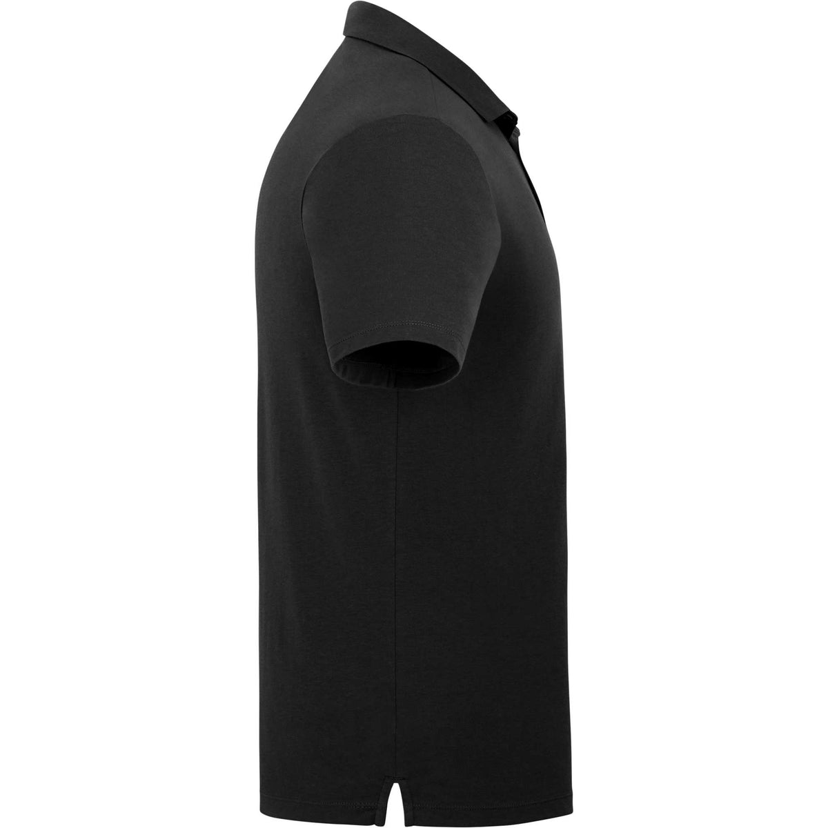 Somoto Eco Recycled Jersey Polo for Men Embroidery - Black - Right Side