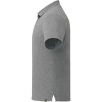 Somoto Eco Recycled Jersey Polo for Men Embroidery - Heather Charcoal - Left Side