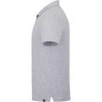 Somoto Eco Recycled Jersey Polo for Men Embroidery - Heather Grey - Left Side
