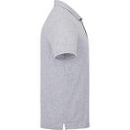 Somoto Eco Recycled Jersey Polo for Men Embroidery - Heather Grey - Right Side