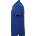 Somoto Eco Recycled Jersey Polo for Men Embroidery - New Royal - Left Side