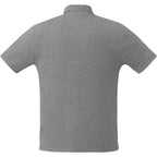 Somoto Eco Recycled Jersey Polo for Men Sublimation - Heather Charcoal - Back