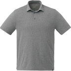 Somoto Eco Recycled Jersey Polo for Men Sublimation - Heather Charcoal - Front