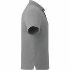 Somoto Eco Recycled Jersey Polo for Men Sublimation - Heather Charcoal - Right Side